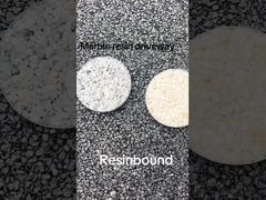 Non-Slip Pebble Stone Epoxy Decorative Flooring System For Driveways Pathways