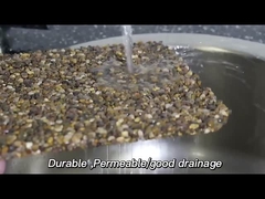 Non-Slip Pebble Stone Epoxy Decorative Flooring System For Driveways Pathways