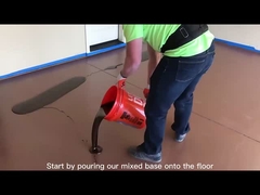 Cleanable High Build Epoxy Paint Super Gloss Water Based Resins Coatings TDS