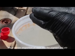 Odorless Metallic Epoxy Floor Coating Coverage Spray Marble Epoxy Coating