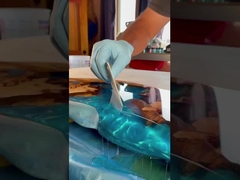 Glazing Tables with Epoxy Brilliance