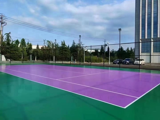 Granules Basketball Floor Coating 13mm Tennis Court Coating Rubber