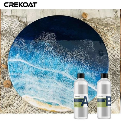 UV Resistant Liquid Casting Resin Coating For Tabletop Artworks