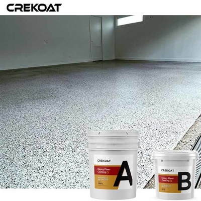 Commercial Spaces Epoxy Flake Floor Coating Innovative Resistant To Water