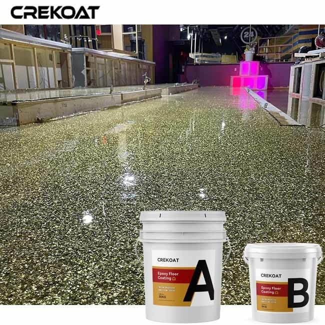 Shiny Flakes Metallic Epoxy Floor Coating Color Concrete Floors