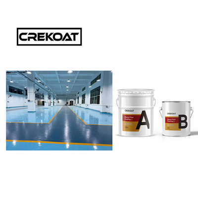 Spray Heavy Duty Industrial Epoxy Floor Coating High Gloss Low Odor