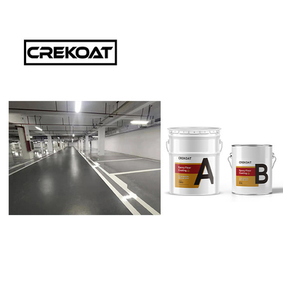 Visibility Grey Epoxy Floor Paint Poured Top Coat Concrete Coatings Strength