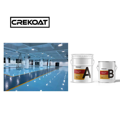 Adhesion Water Based Epoxy Floor Paint Low VOC Epoxy Floor Top Coat Low Odor