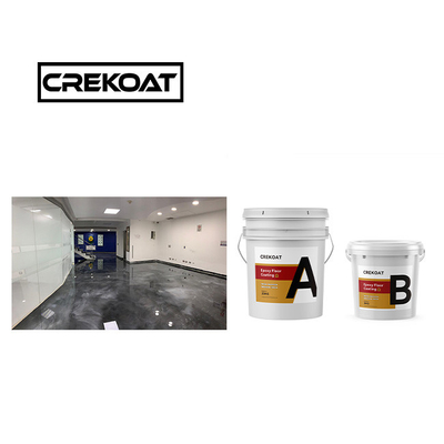 Antimicrobial Scratch Resistant Floor Coating No Bubbles Black Epoxy Floor Paint