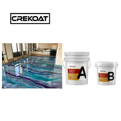 Clear Water Resistant Metallic Epoxy Floor Coating Paint Unparalleled Seamless