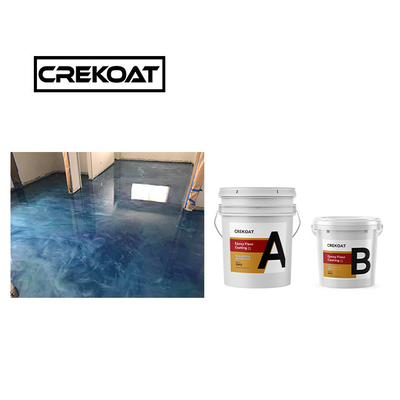 Pigment Two Component Epoxy Paint Seamless Epoxy Floor Paint Roller Cleanable
