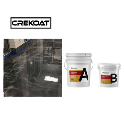 Roller 100% Solids Epoxy Floor Coating Cleanable Pure Epoxy Coating