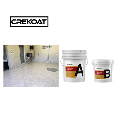 3mm Slip Resistant Epoxy Floor Coating Resin Full Broadcast Epoxy Flake Coating