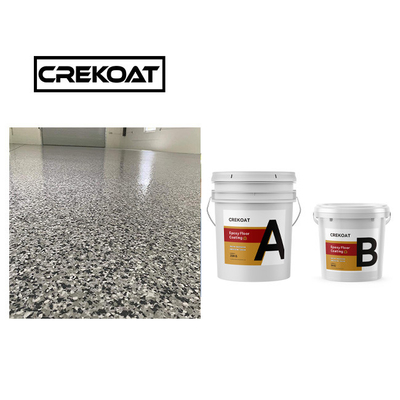 Anti Slip Epoxy Colour Flake Coating Clear Waterproof Epoxy Floor Coating