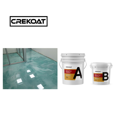 Topcoats Fast Drying Epoxy Resin Floor Coating Paint High Gloss Metallic