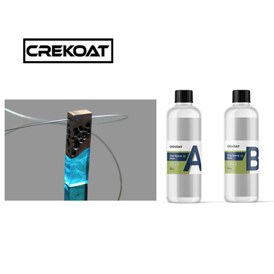 Clarity UV Stable Clear Epoxy Resin Odorless No VOC For Casting Table