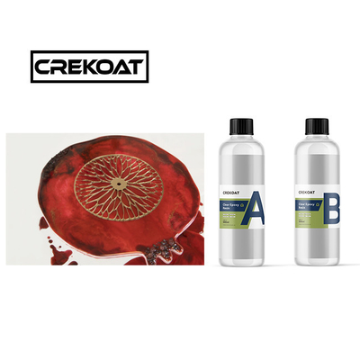 Clarity UV Stable Clear Epoxy Resin Odorless No VOC For Casting Table