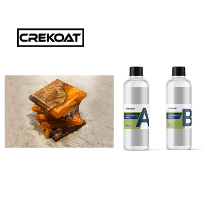 Clarity UV Stable Clear Epoxy Resin Odorless No VOC For Casting Table