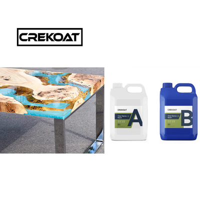 Wood Two Part Clear Epoxy Resin Shine Stick Thick Pour Resin