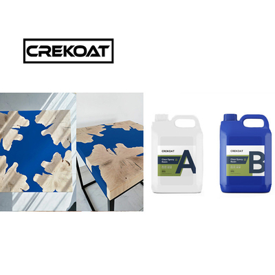 VOC Free Clear Epoxy Resin Table Top Low Odor Live Edge Epoxy Resin Long Cure