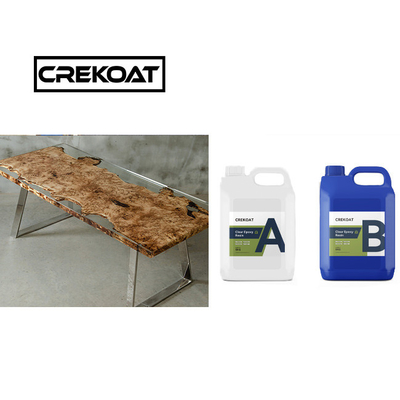 VOC Free Clear Epoxy Resin Table Top Low Odor Live Edge Epoxy Resin Long Cure