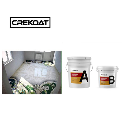 Hygiene Eco Friendly Epoxy Resin Floor Coating Low Odor 3mm Durability