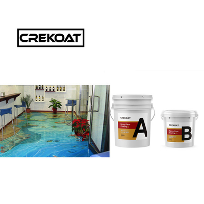 Drying Acid Resistant Epoxy Resin Floor Coating Dust Free 3mm Self Leveling
