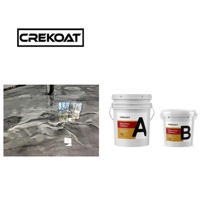 Polishing Metallic Epoxy Floor Paint Seamless Abrasion Resistant Epoxy Coating