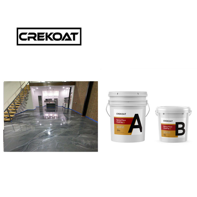 Roller 100% Solids Epoxy Floor Coating Cleanable Pure Epoxy Coating