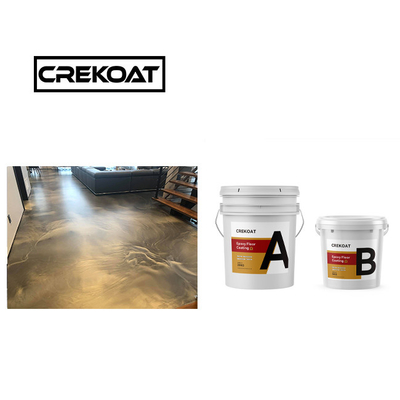 Odorless Pure Anti Slip Epoxy Floor Coating Low Viscosity Zero VOC