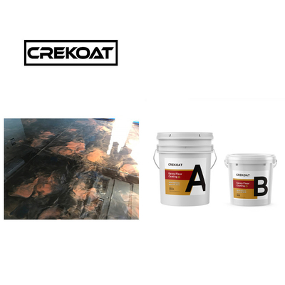 Nacreous High Gloss Metallic Epoxy Floor Coating Exotic Look Stability
