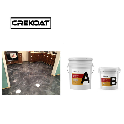 Odorless Metallic Epoxy Floor Coating Coverage Spray Marble Epoxy Coating