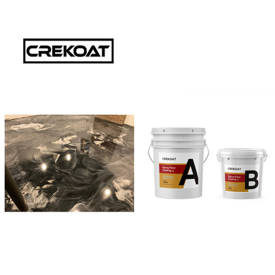 Odorless Heavy Duty Epoxy Resin Coating 1mm Metallic Dynamic