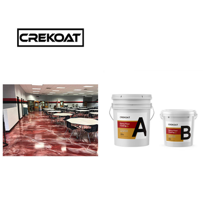 Topcoats Fast Drying Epoxy Resin Floor Coating Paint High Gloss Metallic