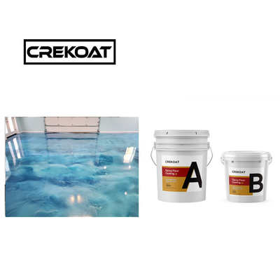 Crystal Clear Epoxy Resin Coating Seamless Zero VOC 100% Solids