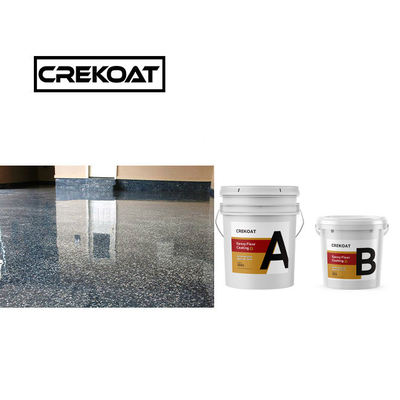 Seamless Epoxy Resin Floor Paint Fast Curing Decorative Concrete Flake Paint