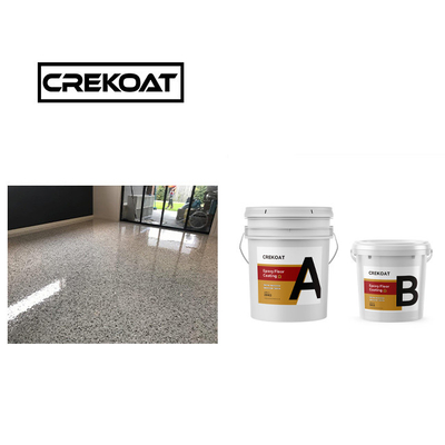 Aliphatic Polyaspartic Floor Coating Solid Zero VOC Polymer Concrete Coating