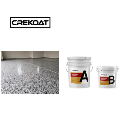 Roller Polyaspartic Floor Coating Wear Resistance 100% Solids Epoxy Coating 3mm