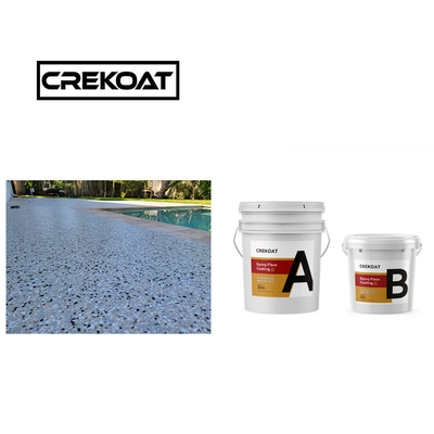 High Build Aspartic Polyaspartic Floor Coating UV Resistant Non Yellowing