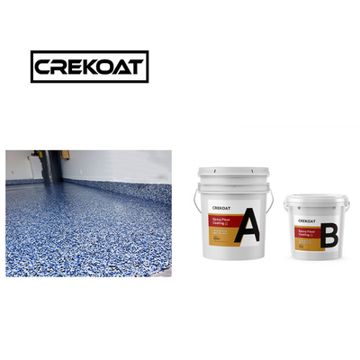 Minimal Odor Clear Polyurea Concrete Coating Fast Curing Two Part