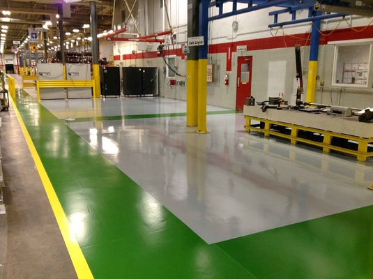 Decorative Urethane Floor Coating High Elasticity PU Floor Paint Tough