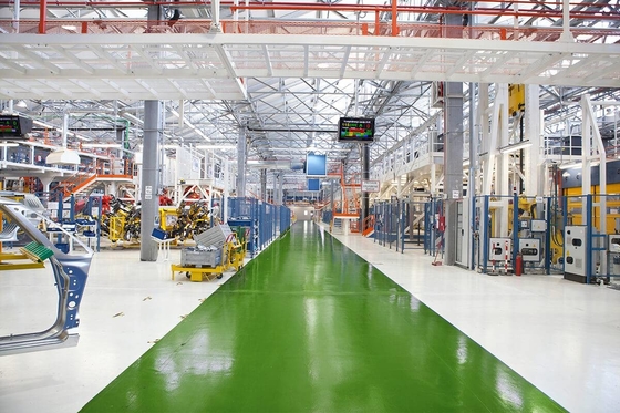 Tough PU Urethane Floor Coating Flexible UV Stability Two Component Water Based
