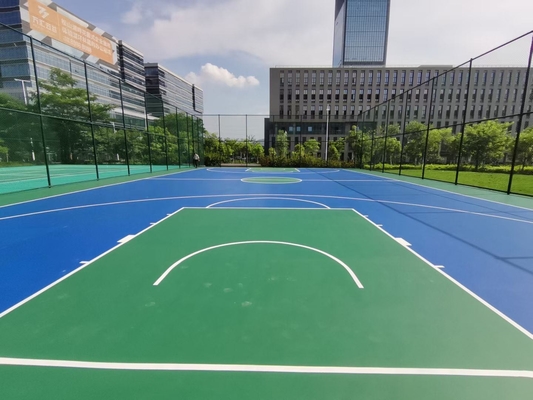 Fireproof Basketball Tennis Court Floor Paint Acrylic Seamless