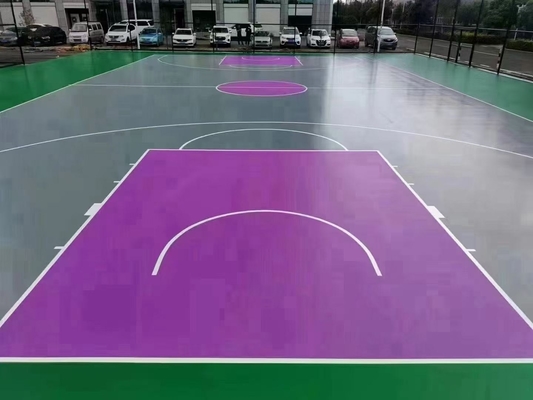 Elastic Pickleball Basketball Court Coating Polyurethane Low Density