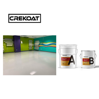 Spray Heavy Duty Industrial Epoxy Floor Coating High Gloss Low Odor