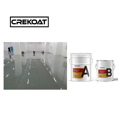 Seamless Industrial Epoxy Floor Coating Paint 1mm Solvent Based Solid Colors