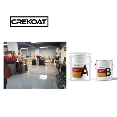 1mm High Gloss Epoxy Floor Coating Ease Durable Floor Paint Solid Colors