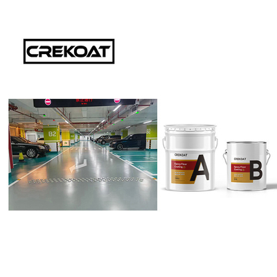 1mm High Gloss Epoxy Floor Coating Ease Durable Floor Paint Solid Colors