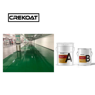 Eco Friendly Solvent Free Self Leveling Epoxy Floor Paint Solid Colors