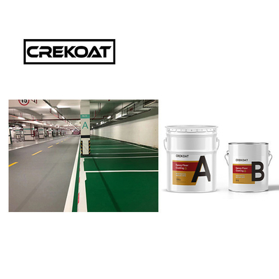 Eco Friendly Solvent Free Self Leveling Epoxy Floor Paint Solid Colors